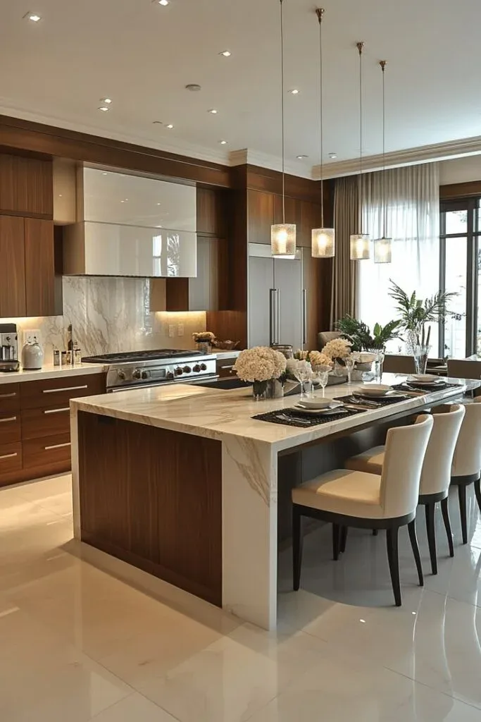 Marble Countertop Luxury Kitchens