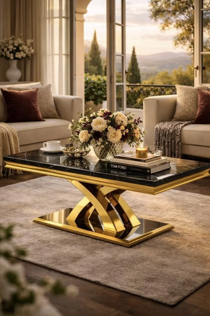Marble Top Coffee Tables for Luxe Modern Style