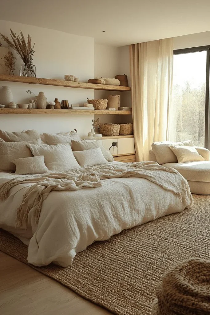 Minimal Bedding Layers Affordable Minimalist Studio Apartment Ideas 2026