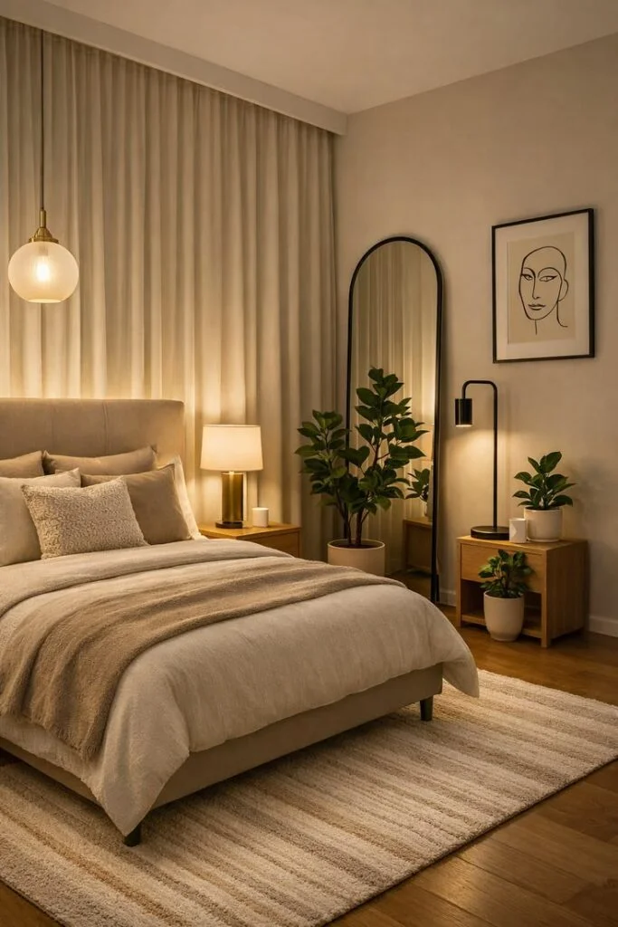 Minimalist Clutter-Free Bedroom Design