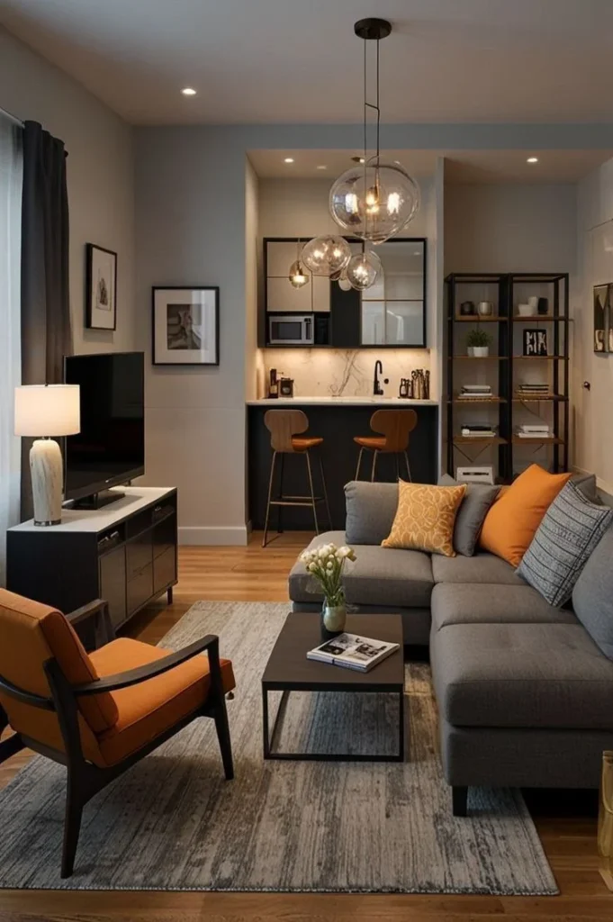 Monochrome Styling for a Seamless Open Look