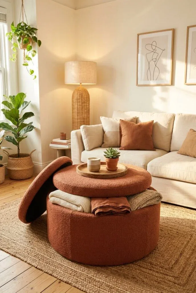 Multifunctional Storage Ottomans