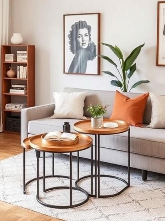 Nesting Tables for Flexible Living Rooms