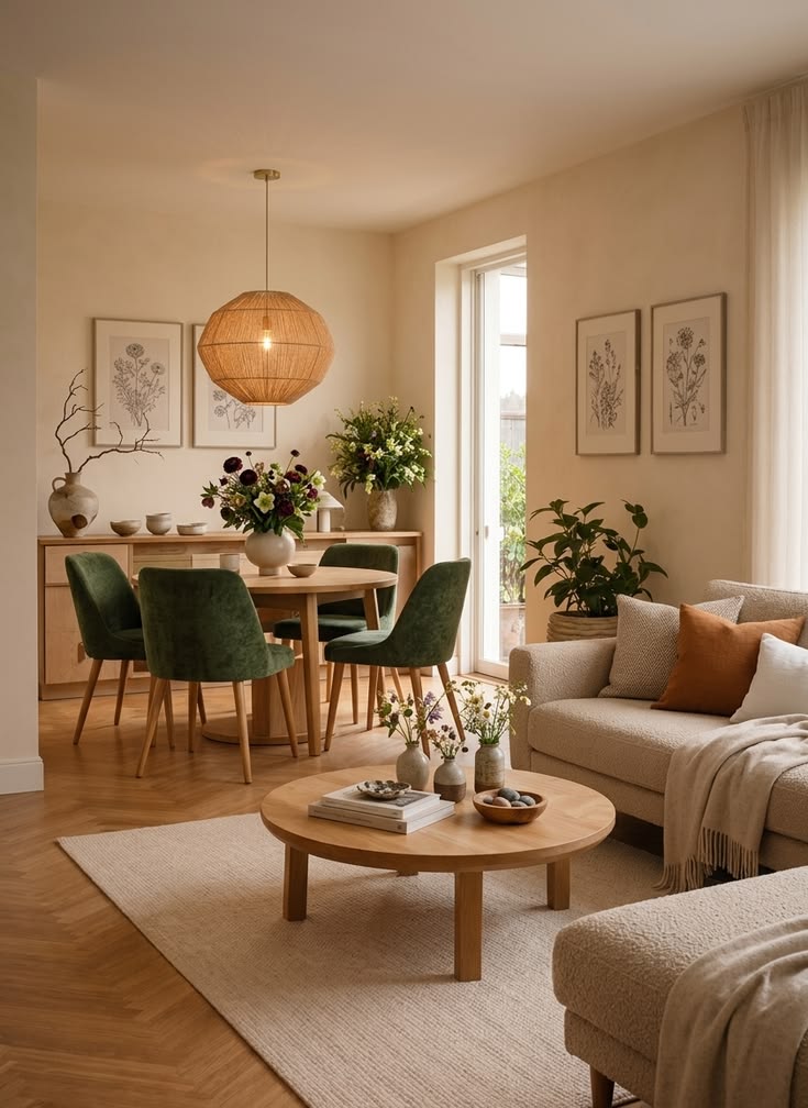 Open Concept Zoning with Rugs