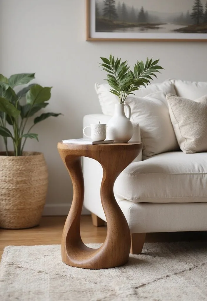 Round Side Tables for Better Flow