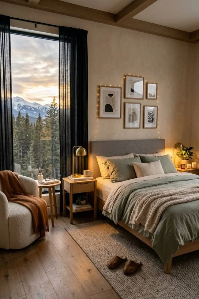 Scandinavian Cozy Bedroom Simplicity