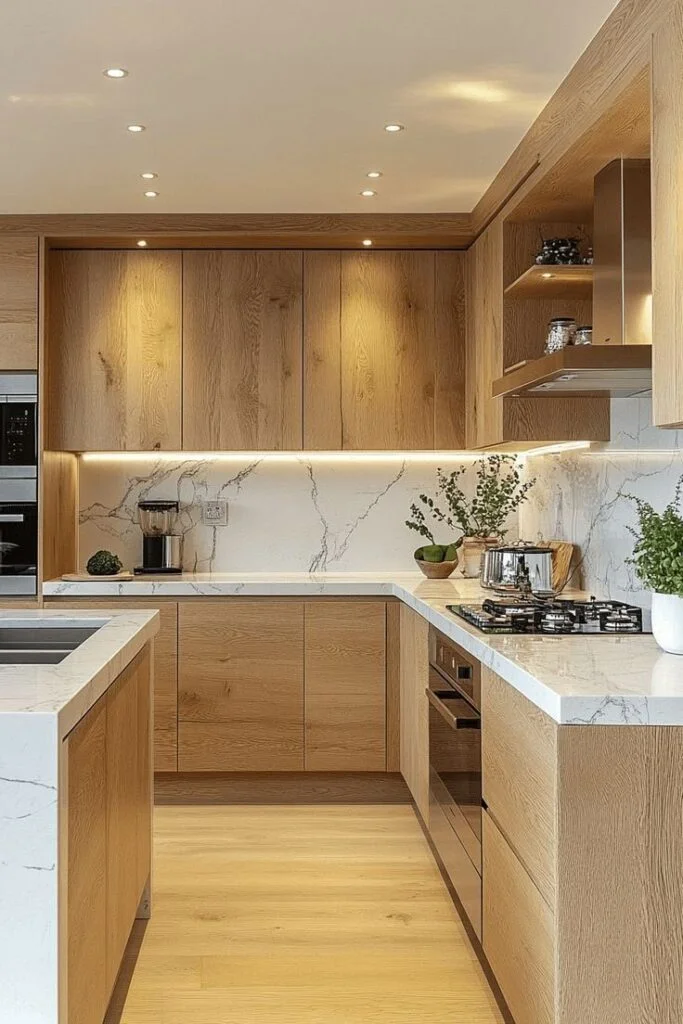 Scandinavian Wood Kitchen Style