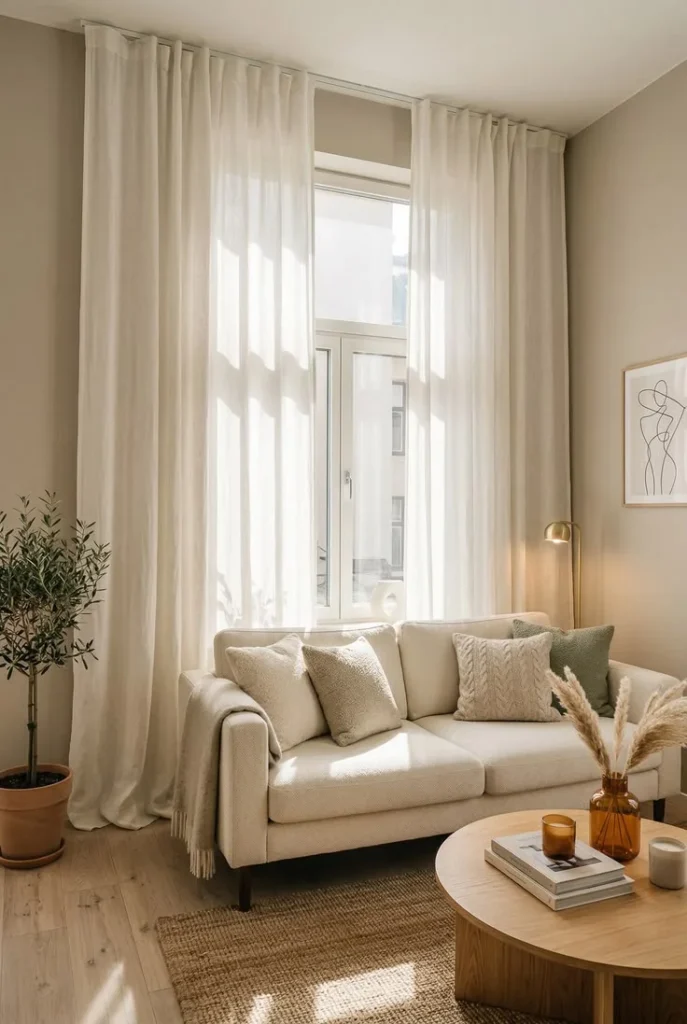 Sheer Curtains That Let Light Expand the Room