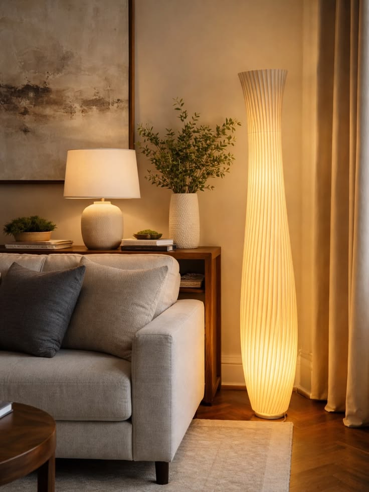 Slim LED Floor Lamps That Add Depth and Ambience Best Modern Home Decor Finds for Small Spaces