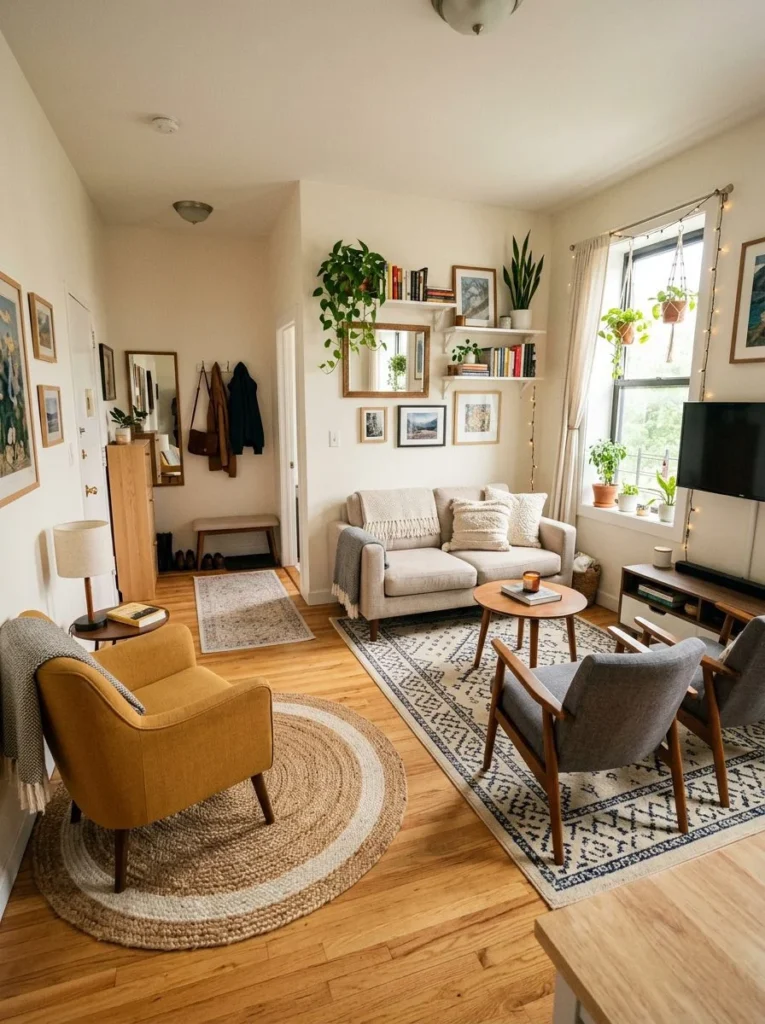 Small Rugs With Defined Zones