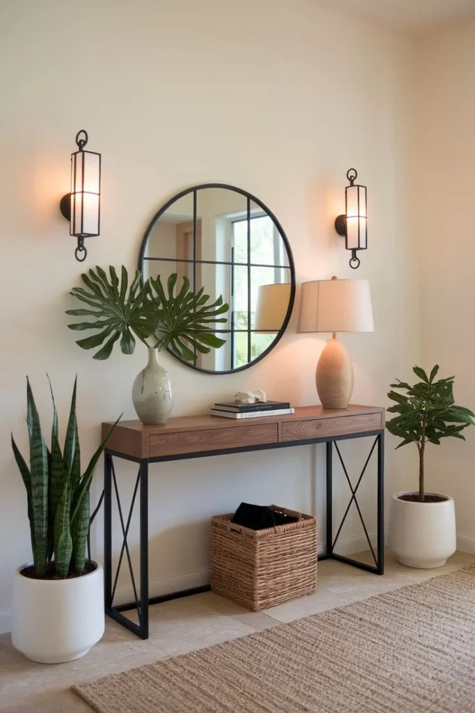 Statement Art Above a Console or Focal Wall