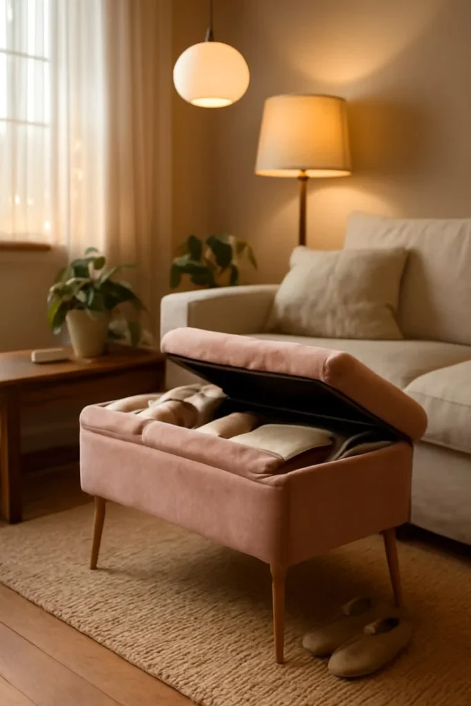 Storage Ottomans That Hide Clutter Beautifully