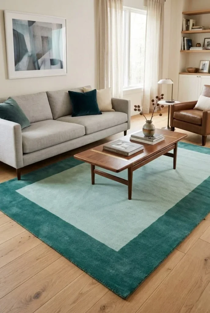 Thin Border Frame Rugs
