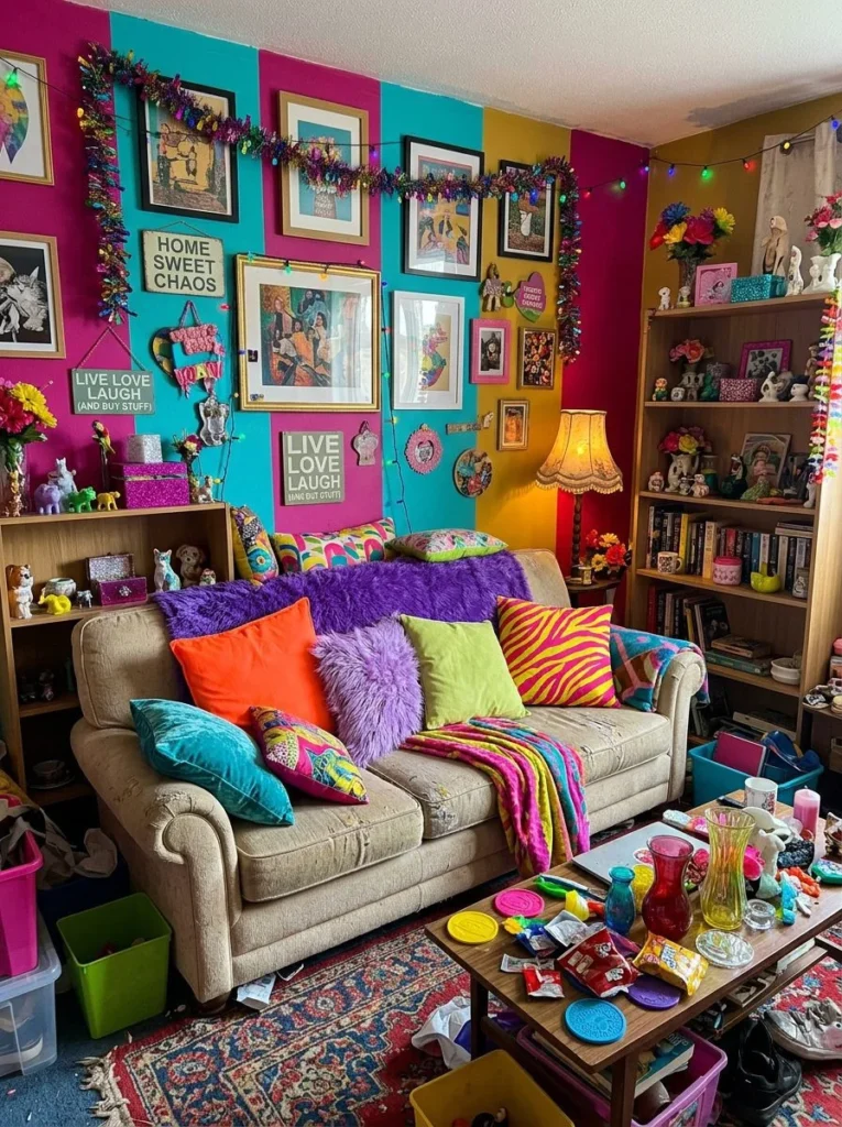 Too Many Colors Without Balance Cheap Home Decor Ideas