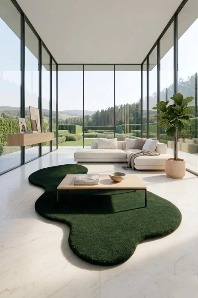 Transparent Optical Illusion Rugs