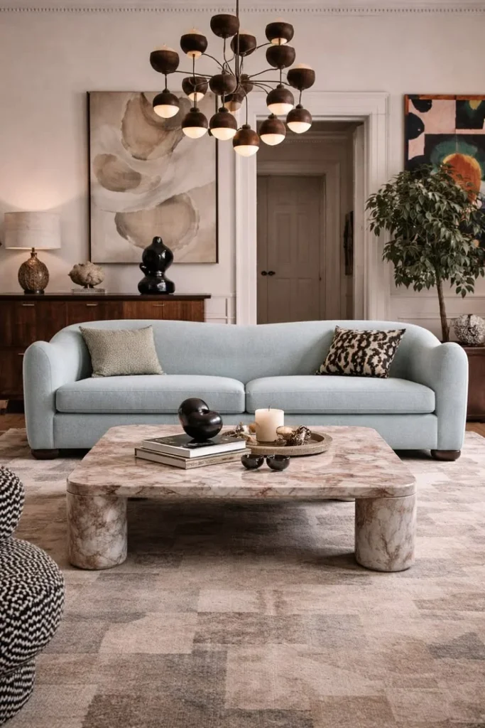 Tufted Modern Sofa for Elegant Detailing