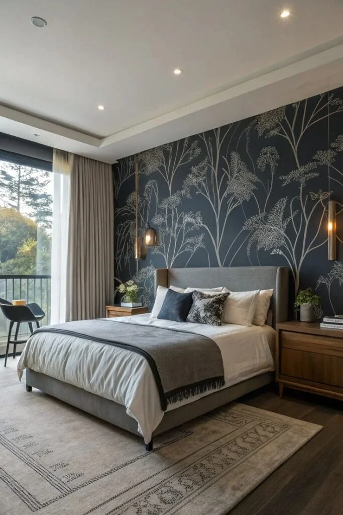 Use Accent Walls with Subtle Modern Texture