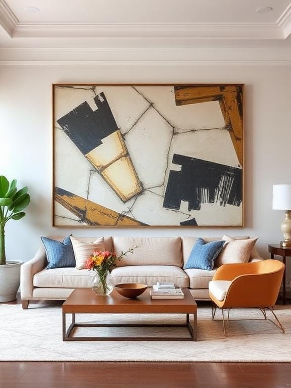 Use Oversized Art Pieces