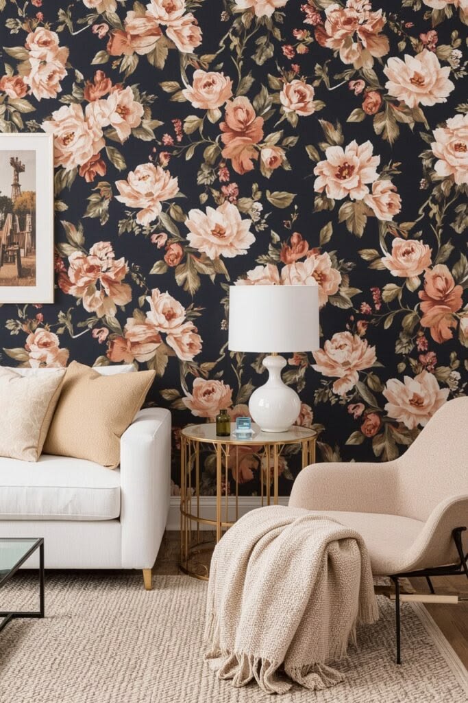 Use Peel-and-Stick Wallpaper for Instant Personality