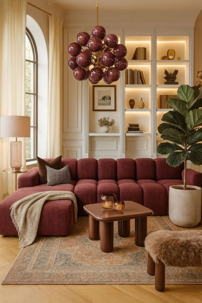 Velvet Accent Chairs in Jewel Tones