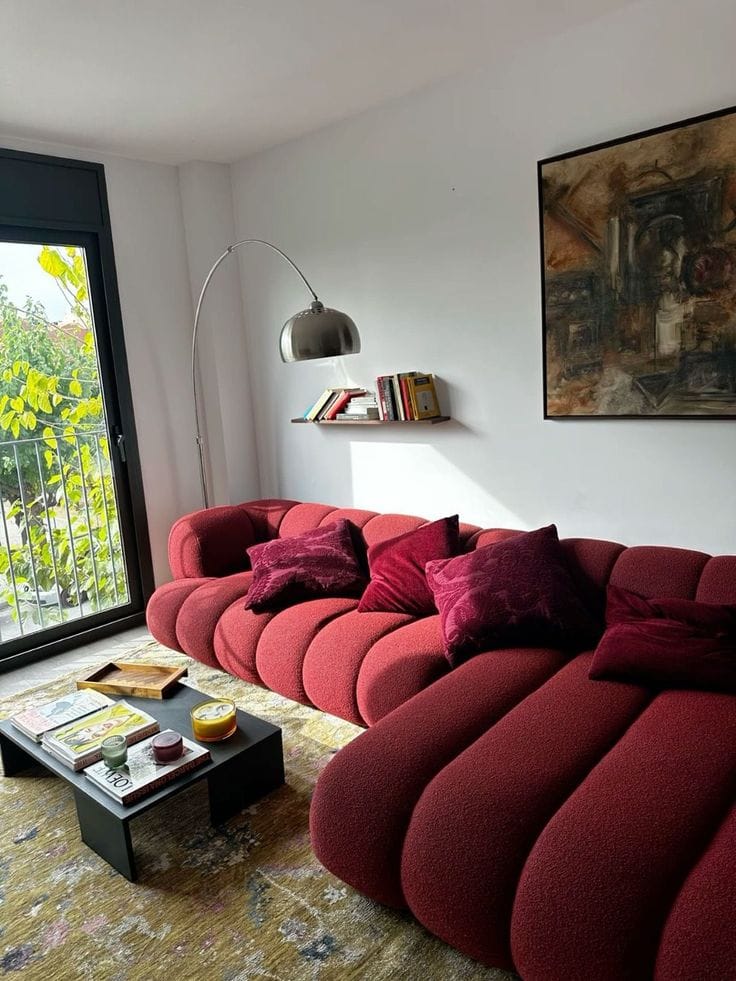 Velvet Luxury Modern Sofa