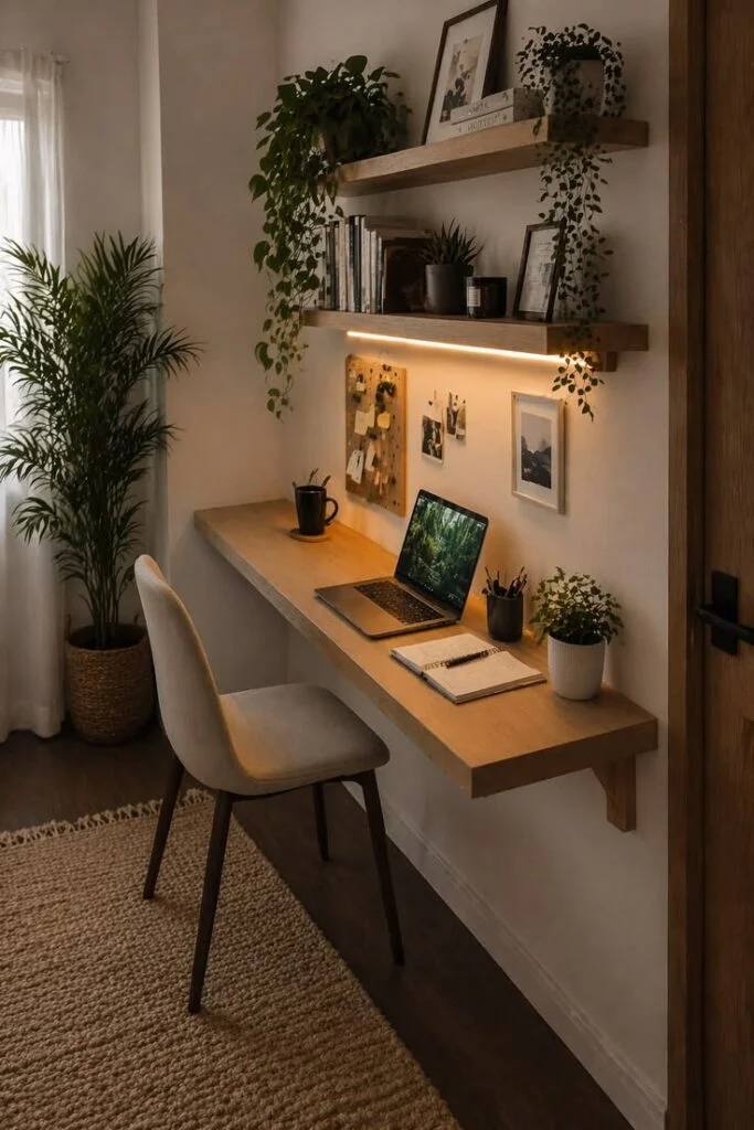 Wall-Mounted Desks for a Clutter-Free Work Zone