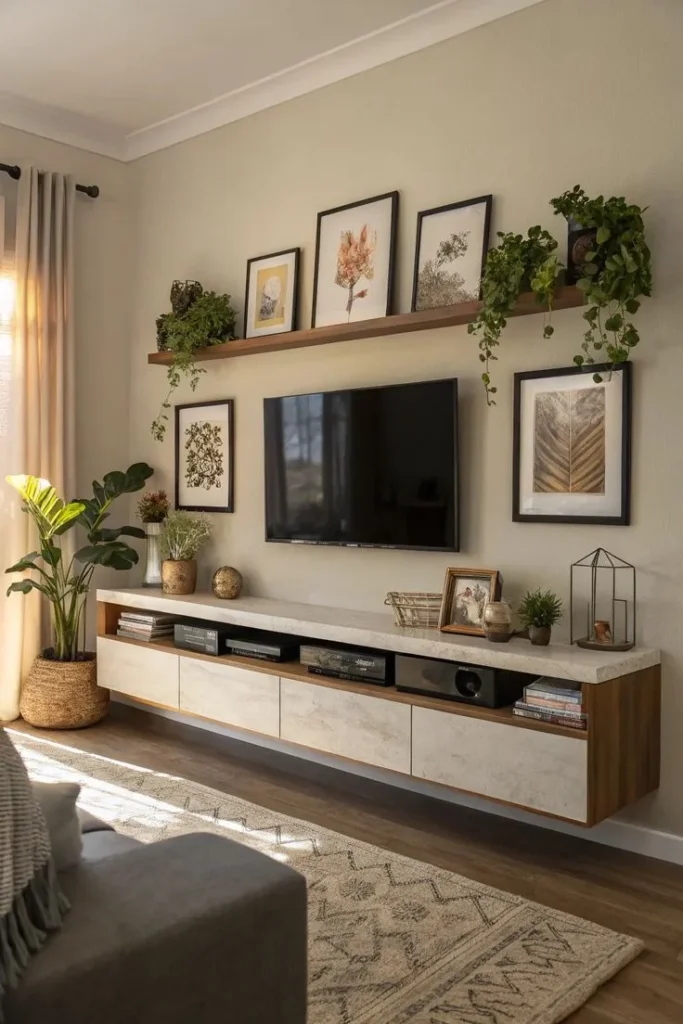 Wall Mounted Entertainment Center Instead of Floor Standing