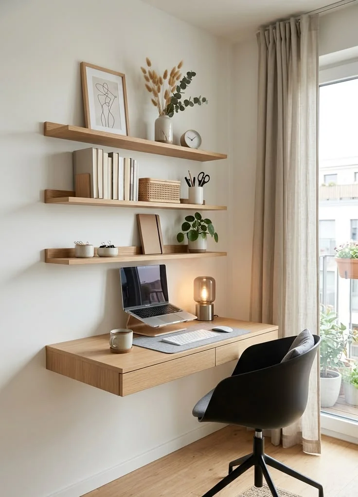 Wall-Mounted Foldable Desks for Flexible Living Best Modern Home Decor Finds for Small Spaces