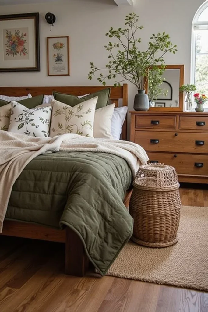Add Natural Wood Furniture for Warmth