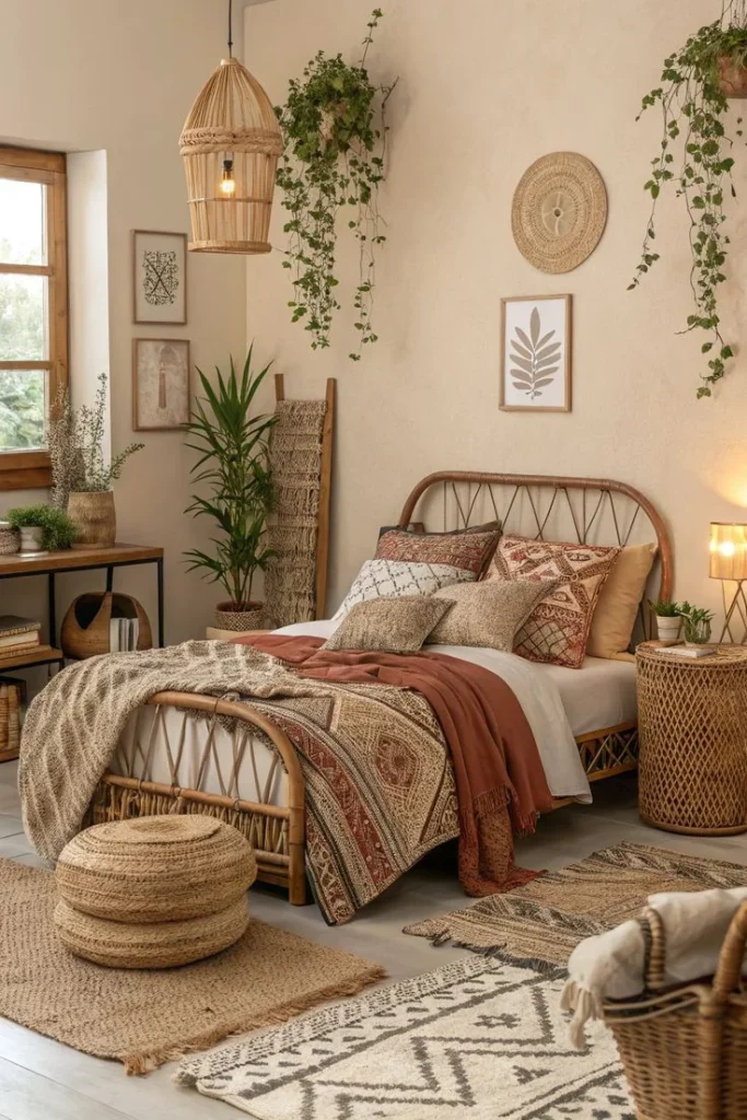 Add Rattan Furniture for Natural Boho Charm