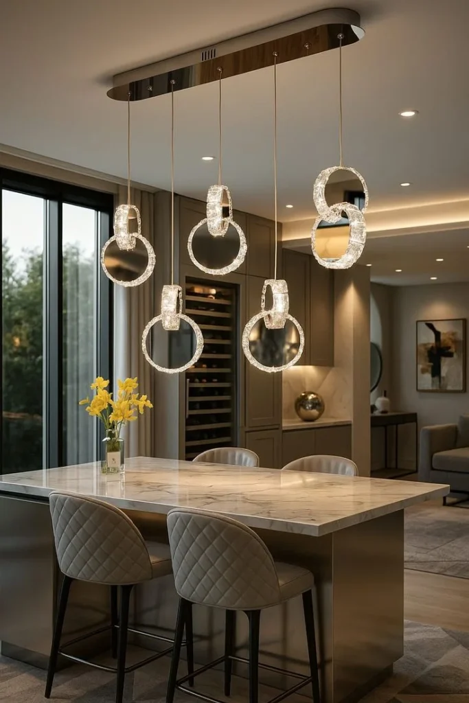 Add Statement Pendant Lighting for Modern Elegance
