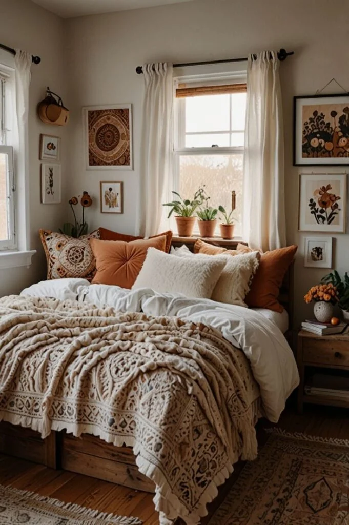 Add Textured Throw Blankets for Cozy Layers