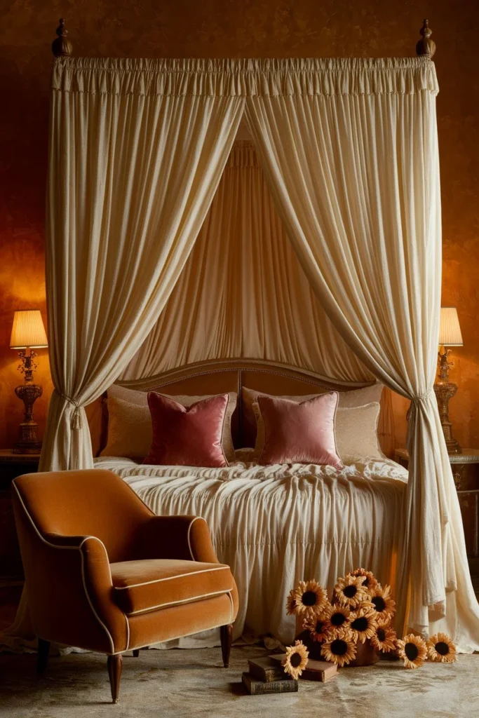Add a Canopy Bed for Dreamy Romance