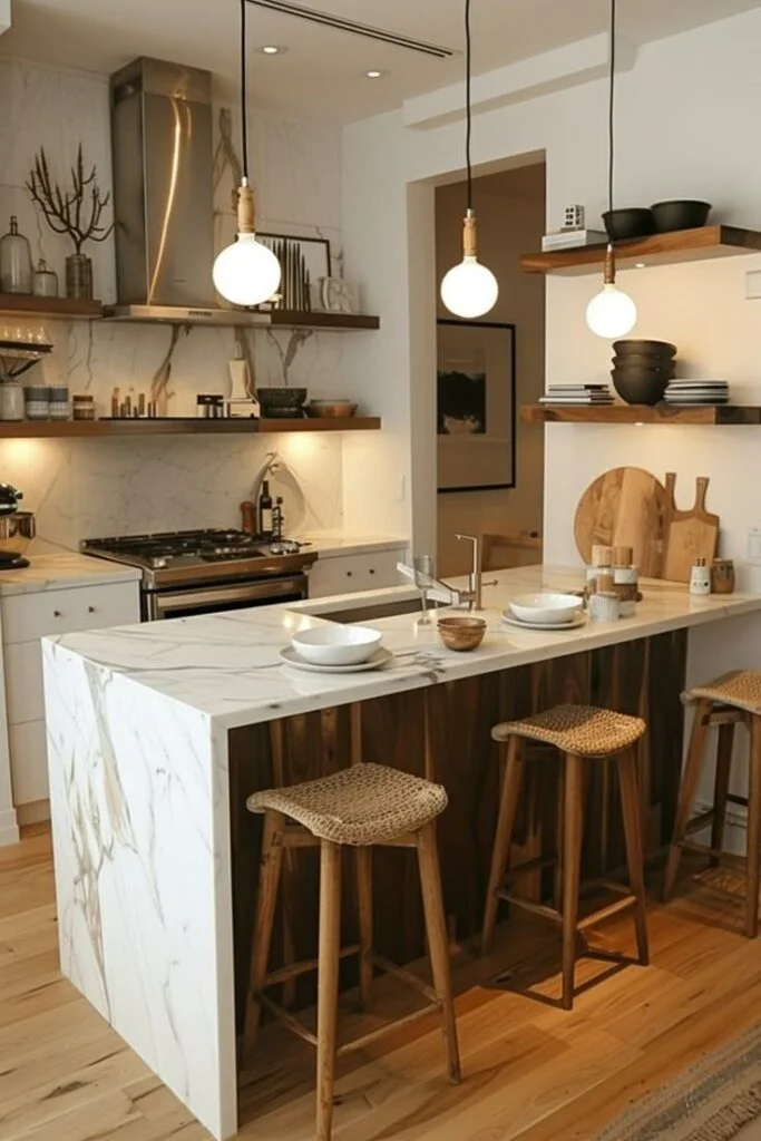 Add a Compact Kitchen Island or Cart