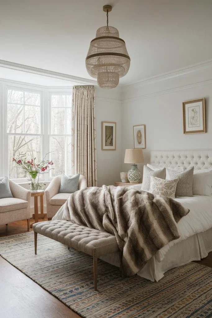 Add a Faux Fur Throw for Luxurious Softness