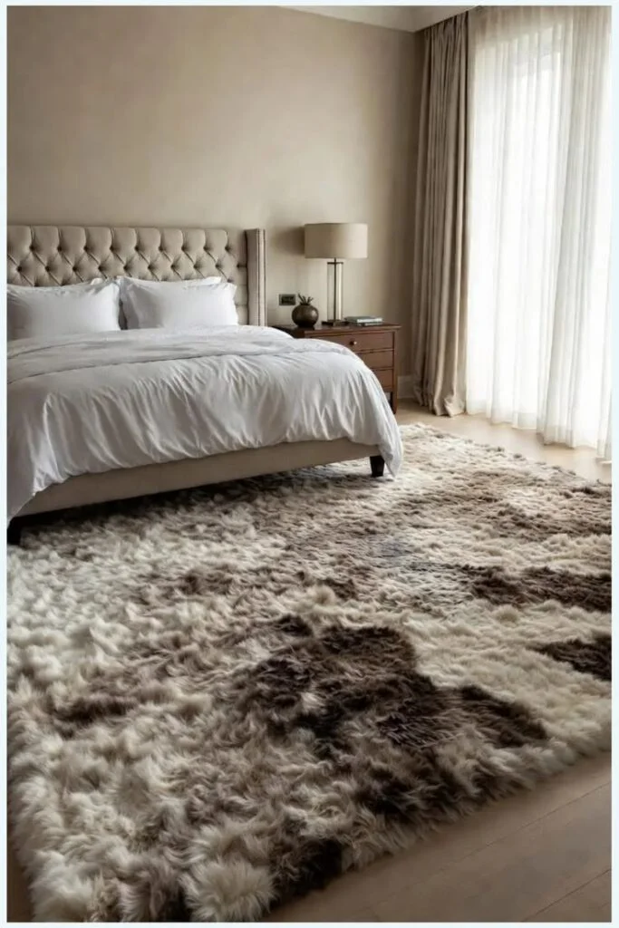 Add a Soft Area Rug for Instant Bedroom Warmth