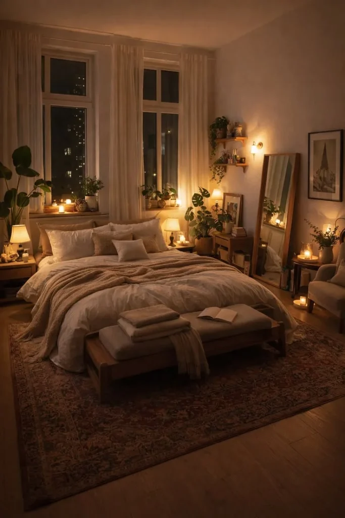 Bring in Candles for a Warm and Relaxing Mood