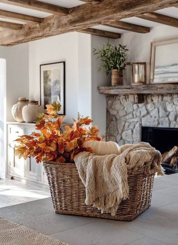 Cotton Stem Farmhouse Touch Fall farmhouse decor ideas