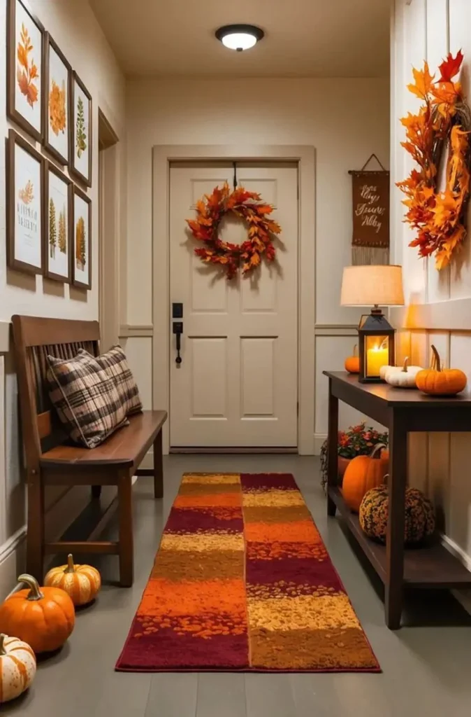 Cozy Entryway Farmhouse Bench