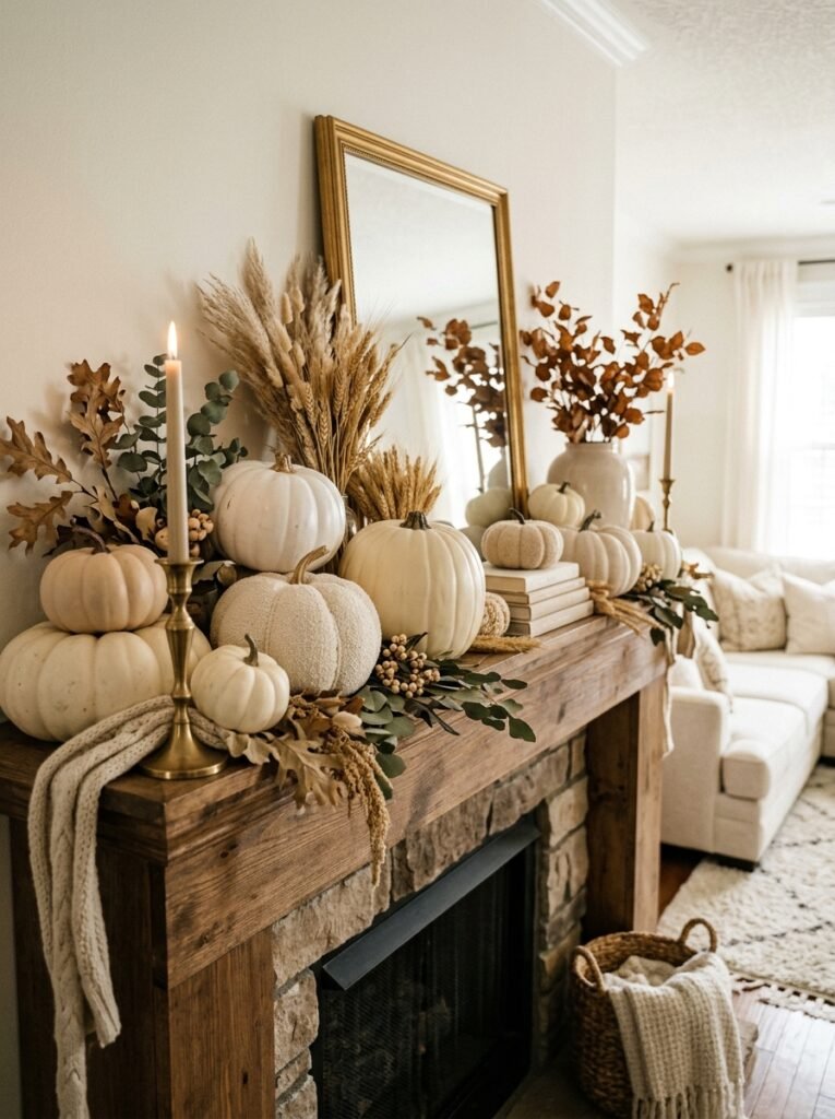 Cream Pumpkin Layered Styling