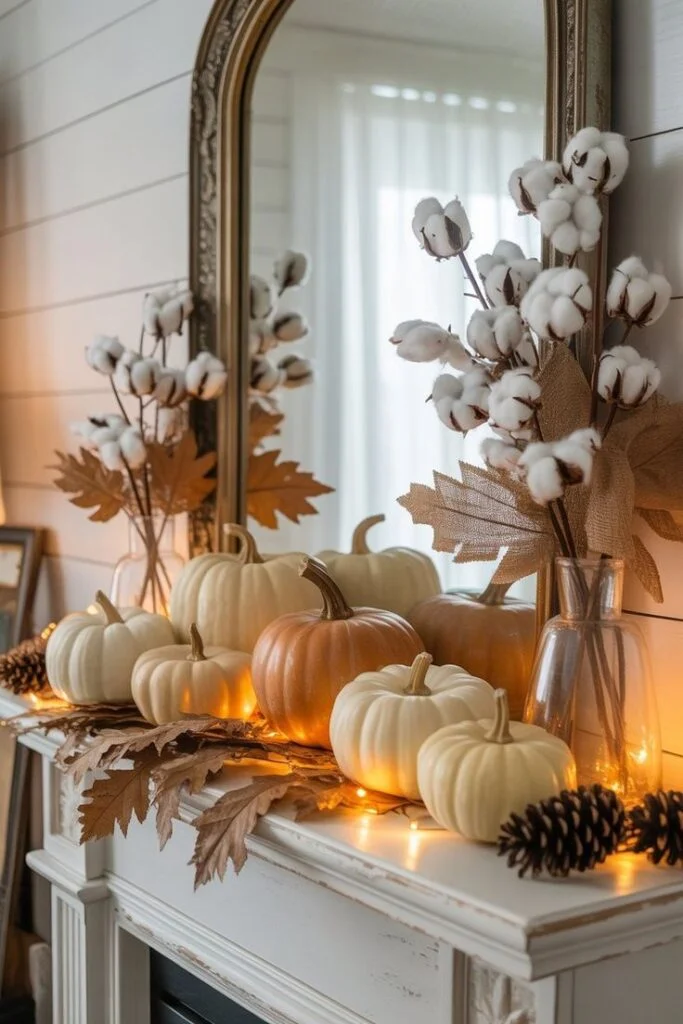 Creamy White Pumpkin Farmhouse Layers