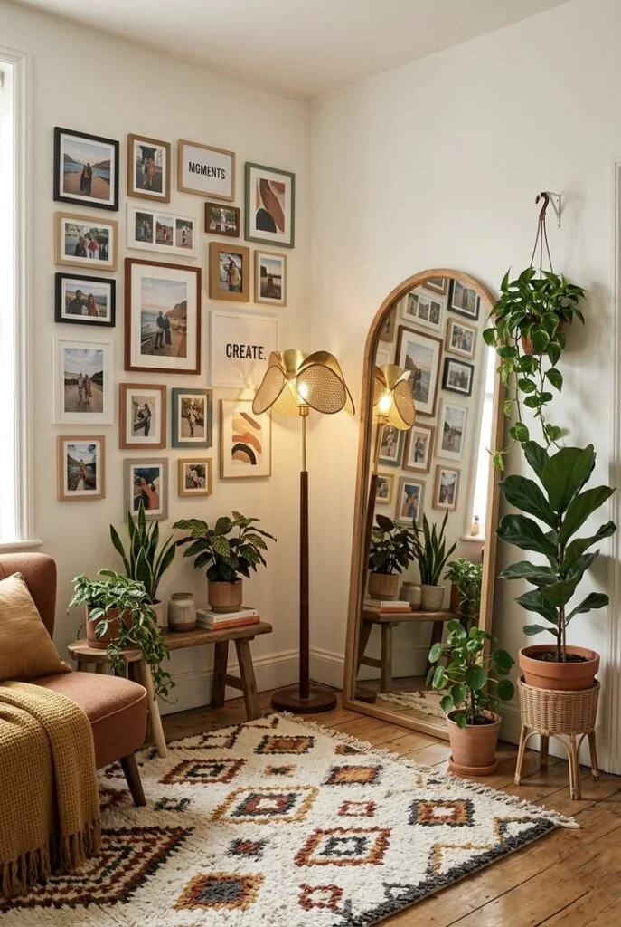 Create a Boho Gallery Wall with Natural Frames