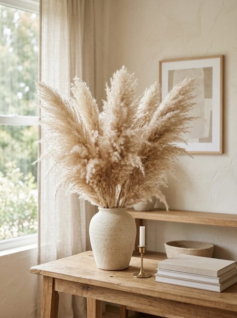 Dried Pampas Grass Elegance