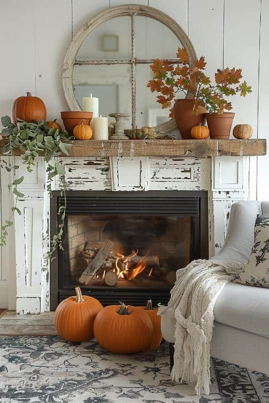 Farmhouse Mirror Styling