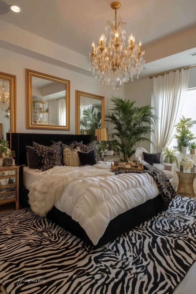 Incorporate Marble and Metallic Accents for Sophisticated Glamour