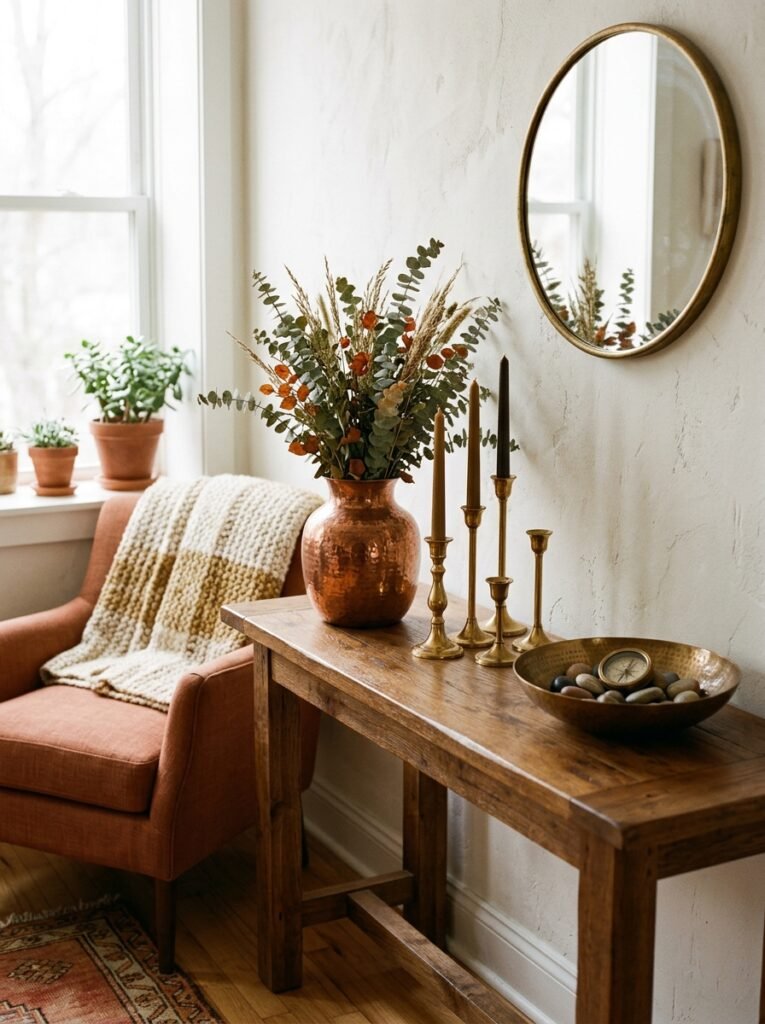 Introduce Warm Metallic Accents