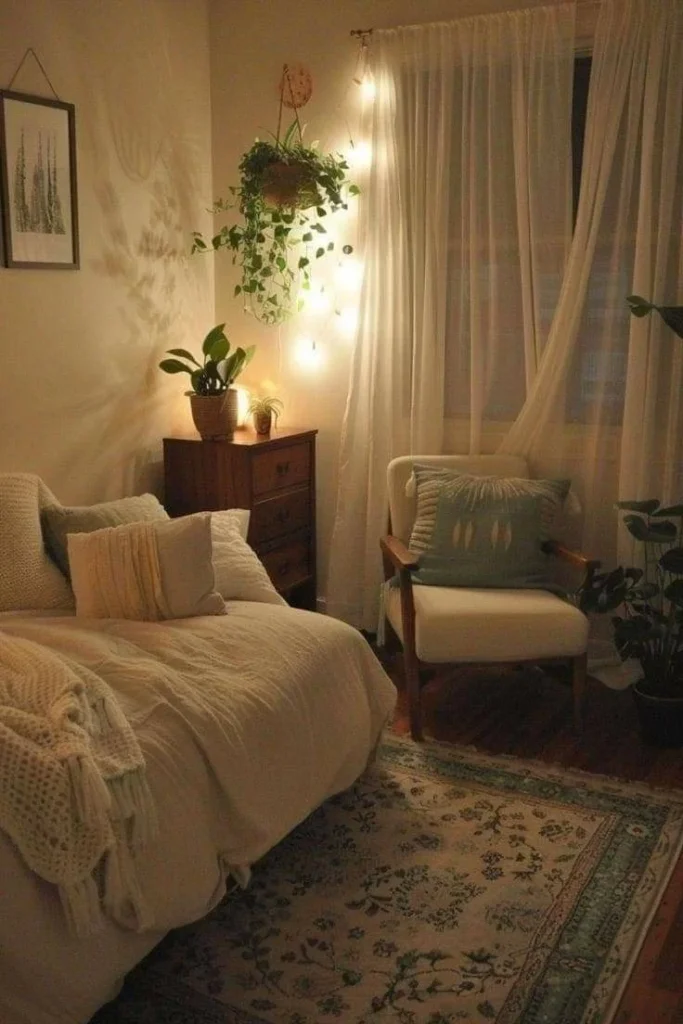 Keep Bedding Simple and Light for an Open Feel