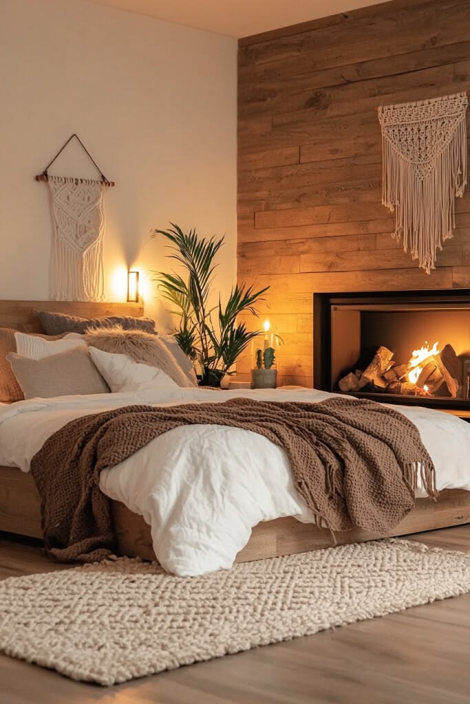 Keep Flooring Warm with Wooden or Soft Textures