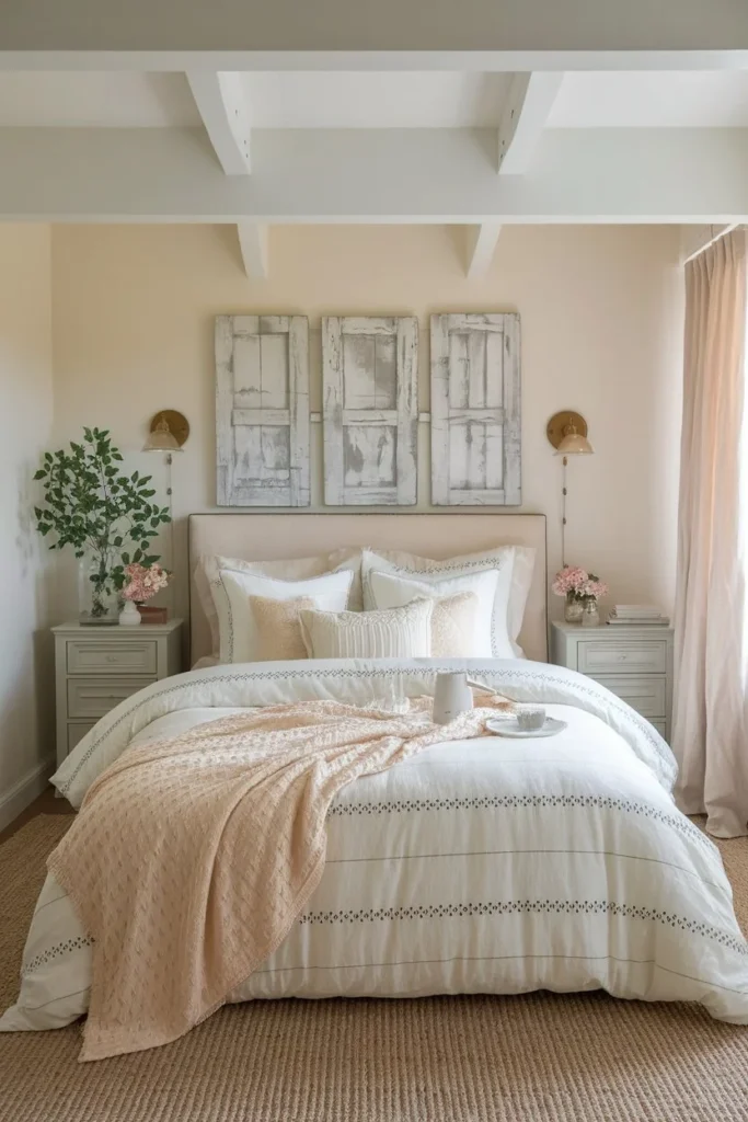 Layer Soft Neutral Bedding for a Cozy Romantic Feel