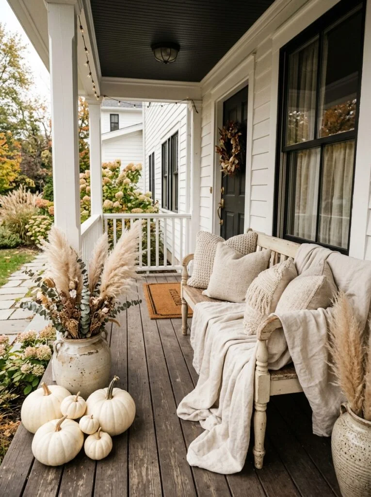 Linen and Soft Textile Layers Neutral Fall Decor Ideas for a Sophisticated Look